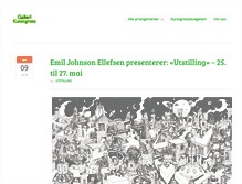 Tablet Screenshot of gallerikunstgress.com